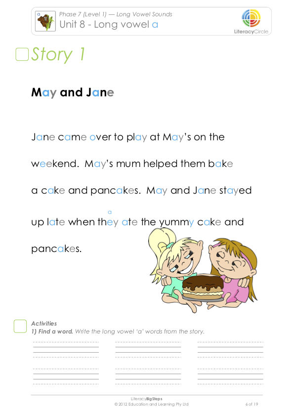 Phonetics Long vowel story